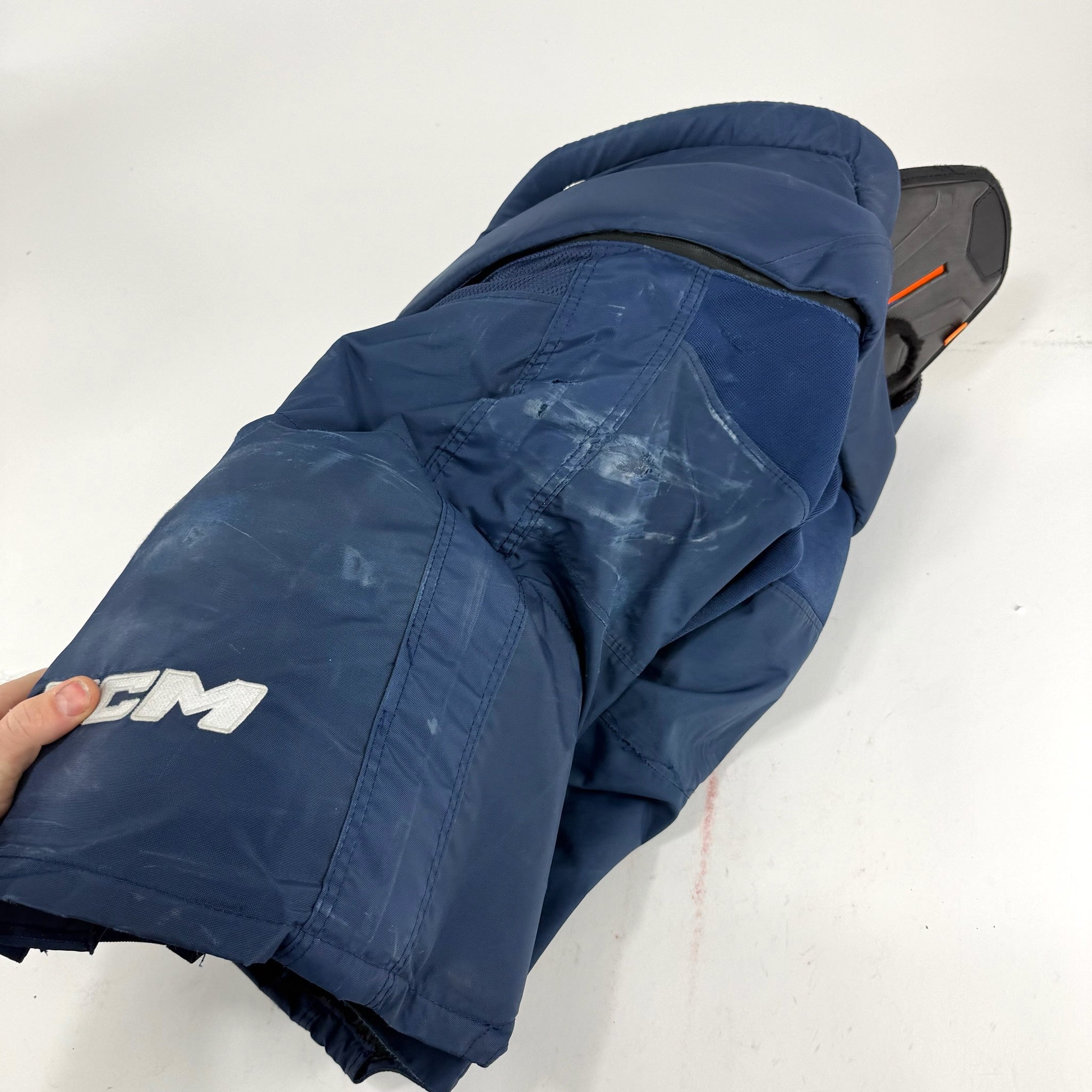 Used Navy CCM HPTKXP Pants | L | F485 - Top Flight Hockey