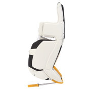 New CCM White E Flex 6.9 Goalie Leg Pads | 33+1" | #191520631772 - Top Flight Hockey