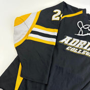 Used Adrian College Black Harrow Mens Game Jersey | Size XL | #24