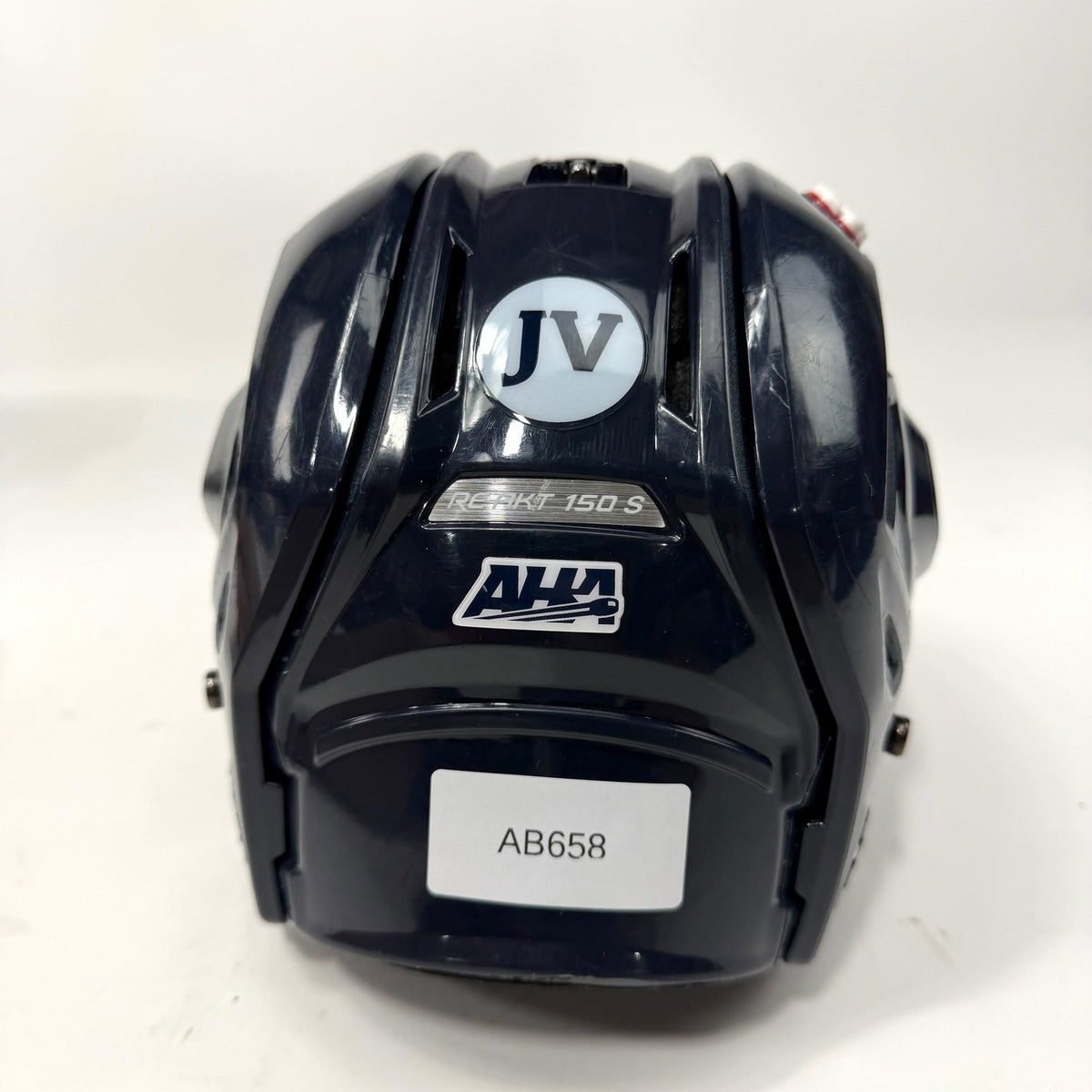Used Navy Bauer Re-Akt 150 Helmet | Senior Small | AB658