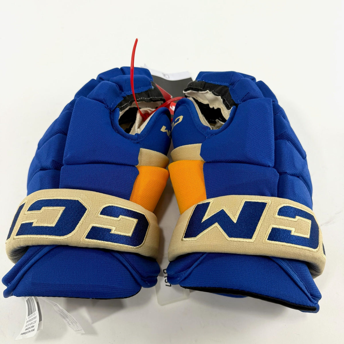 New STL Blues Heritage CCM HGP43 Pro Gloves | 14" | D157 - Top Flight Hockey