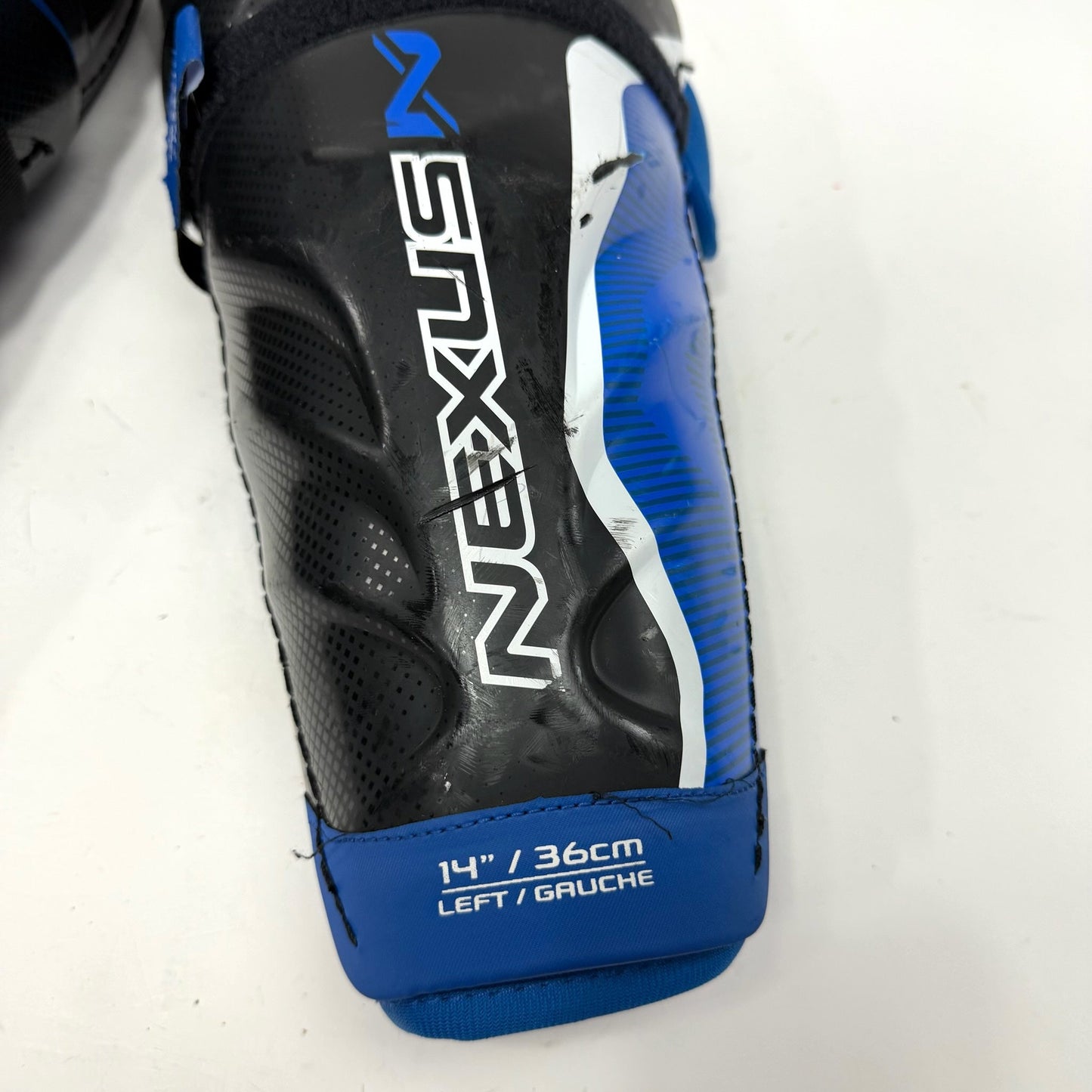 Used Bauer 2n Nexus Shin Guards | 14" | AB546