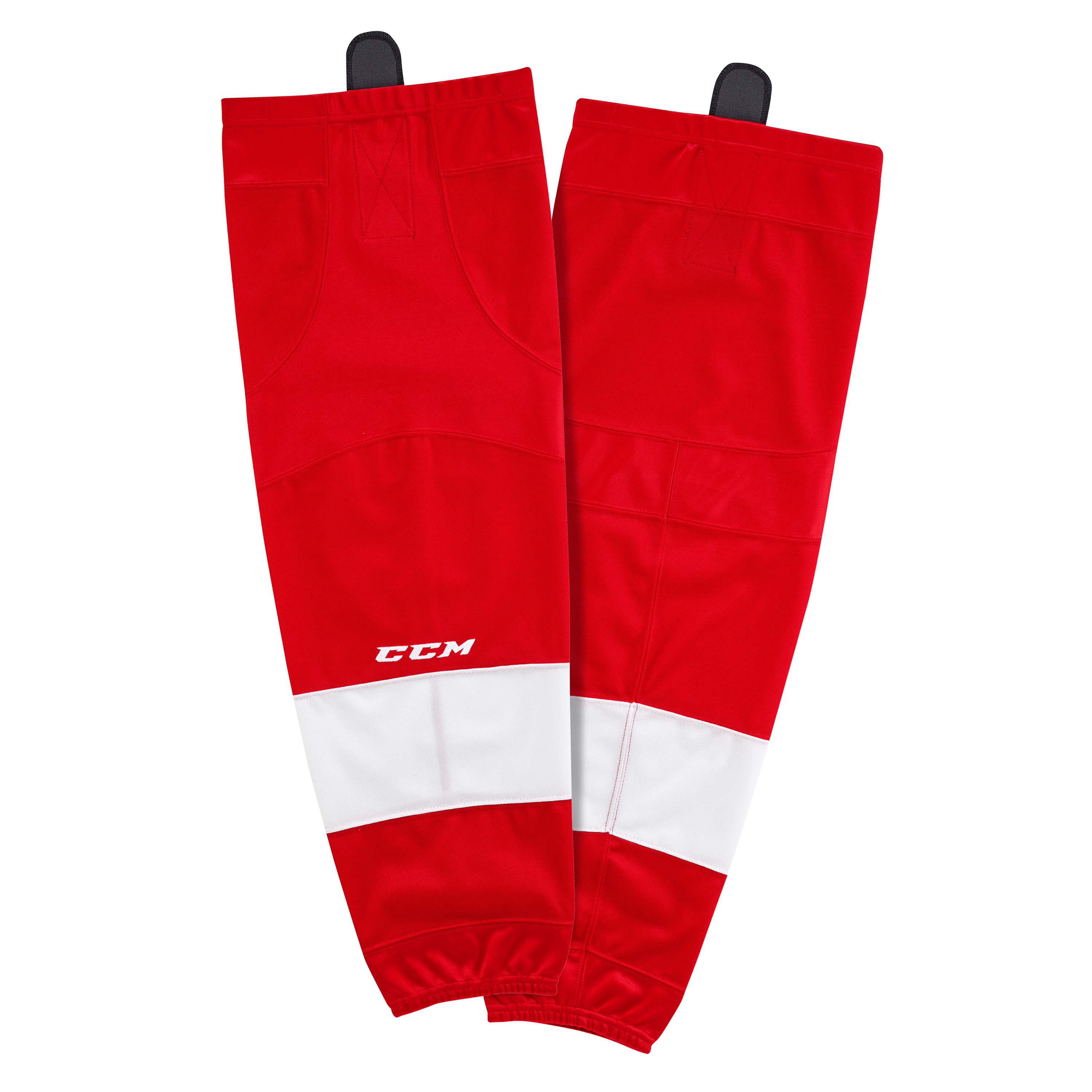 Brand New - Detroit Red Wings Home CCM Quicklite 8000 Hockey Socks - Junior - Top Flight Hockey