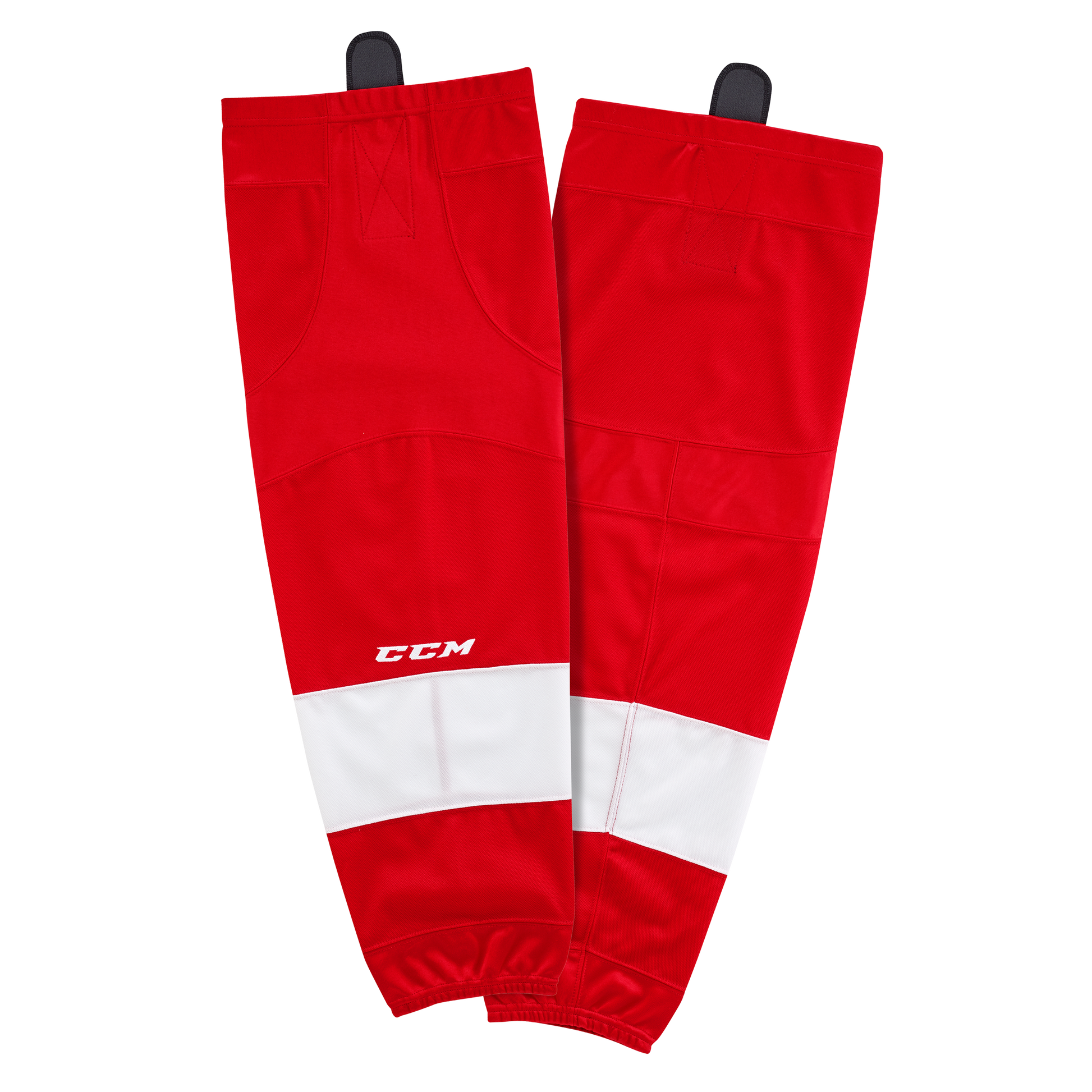 Brand New - Detroit Red Wings Home CCM Quicklite 8000 Hockey Socks - Junior - Top Flight Hockey