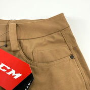 New Tan CCM Mens Travel Pant | 28" | #191035007536 - Top Flight Hockey