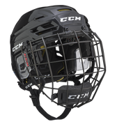 New Black Senior Small CCM Tacks 310 Helmet Cage Combo - Top Flight Hockey