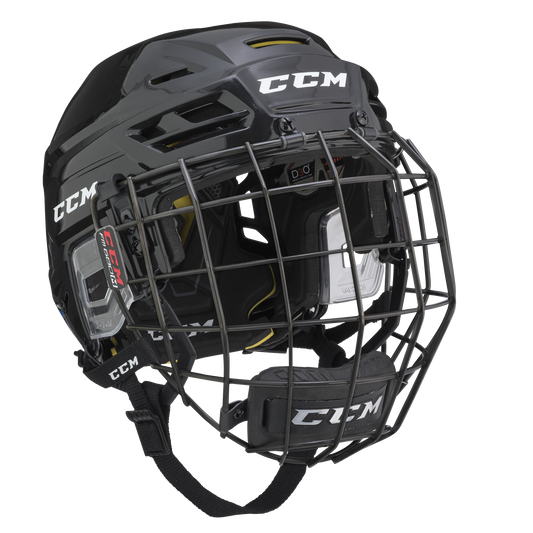 New Black Senior Small CCM Tacks 310 Helmet Cage Combo