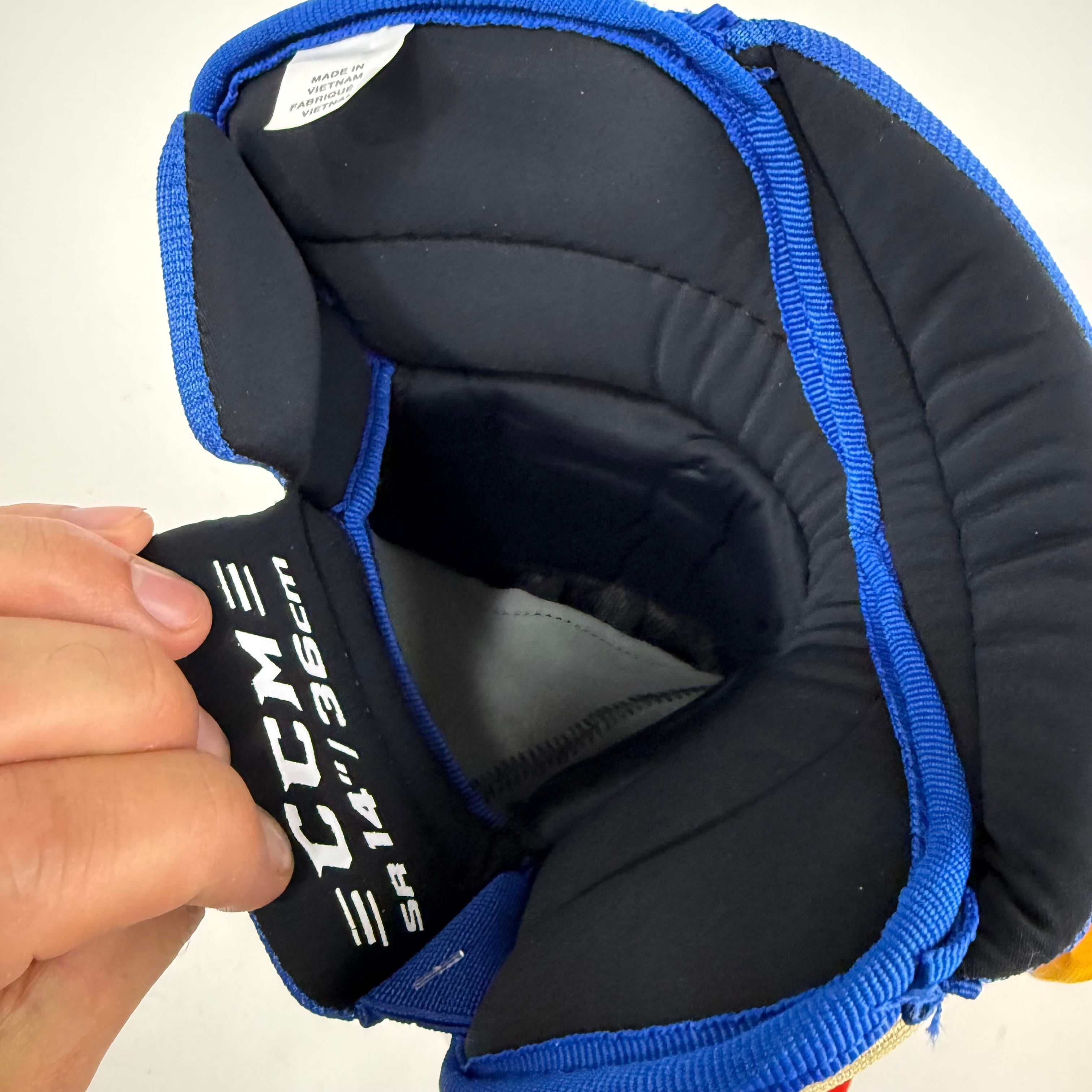 New Stl Blues Heritage CCM HGCL Gloves | 14" | Dunn | D131 - Top Flight Hockey