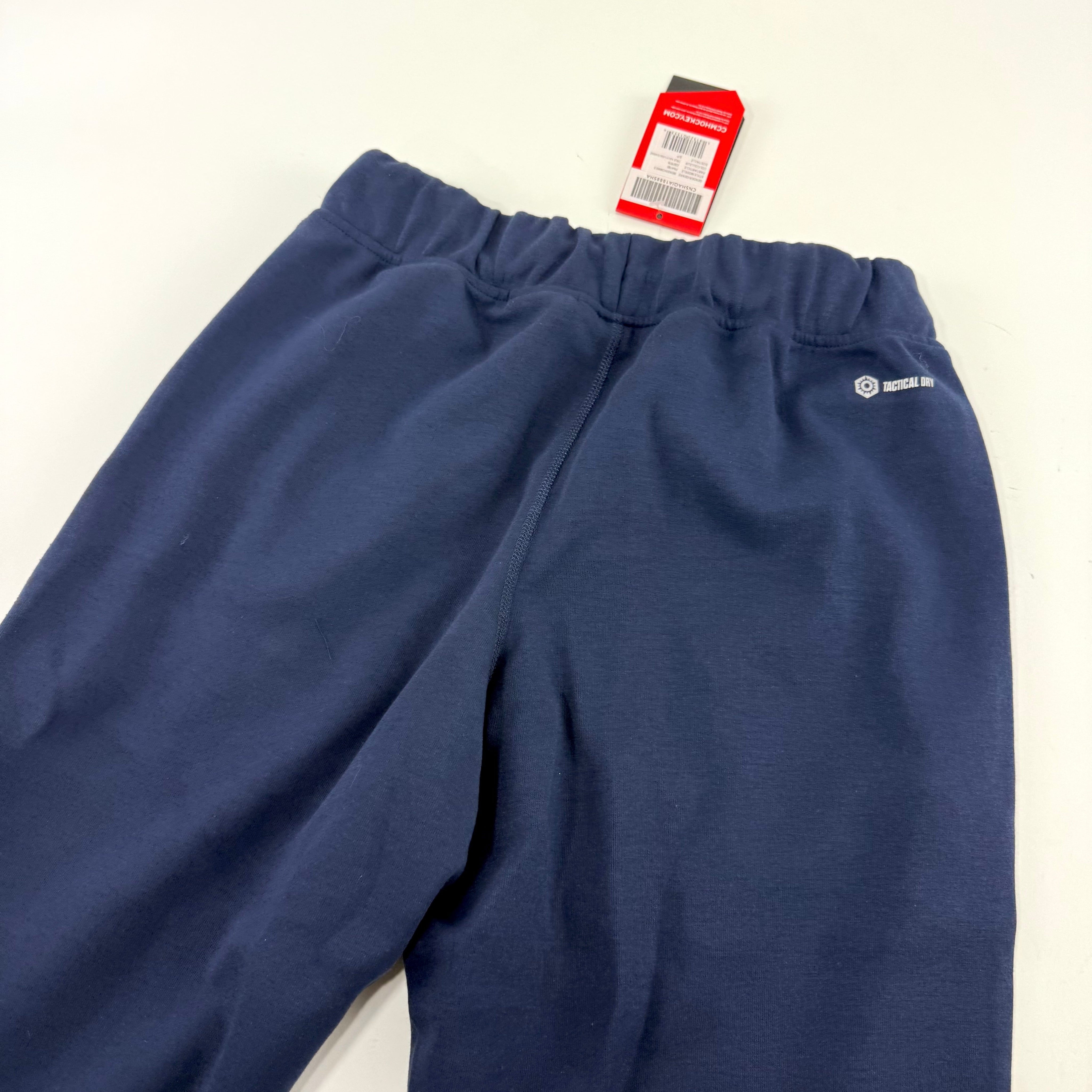 New Navy CCM Mens Premium Tapered Fleece Pant | Senior S | #191520015534 - Top Flight Hockey