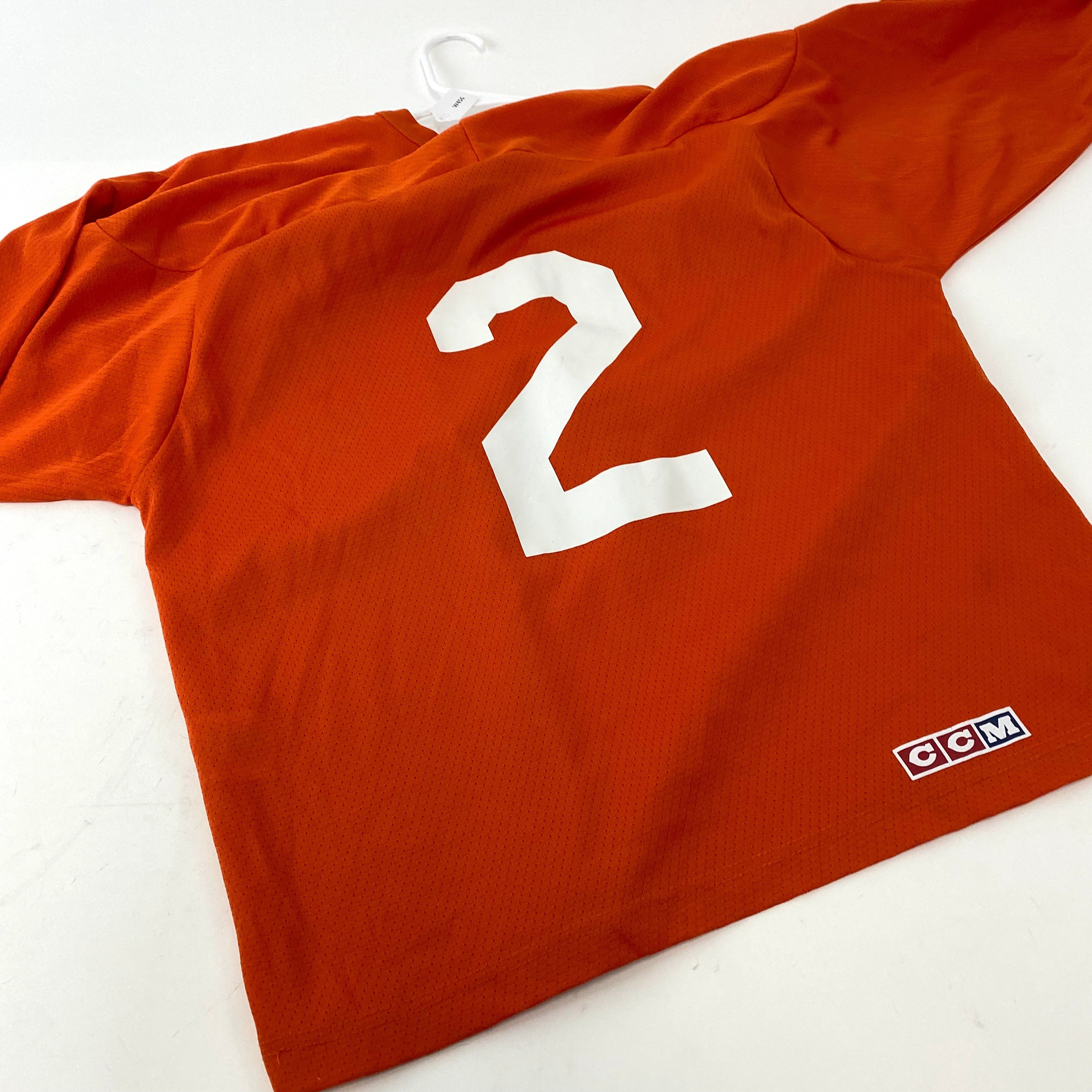 Used Orange Mesh Practice Jersey | Adult Medium | W456 - Top Flight Hockey
