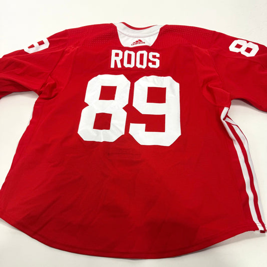 Used Red Chicago Blackhawks Adidas MIC Practice Jersey | Size 58 | Roos #89 - Top Flight Hockey