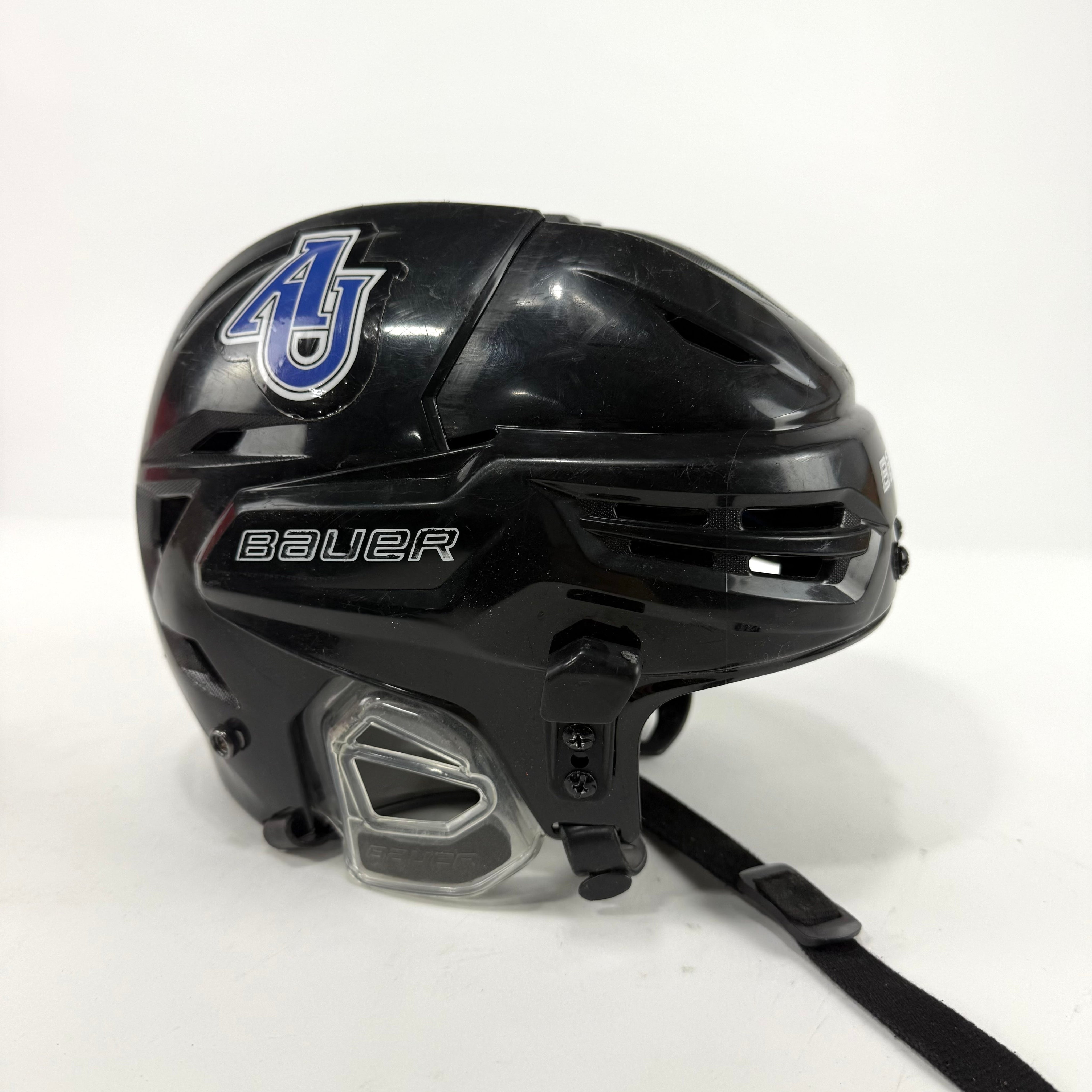 Used Black Bauer Re-akt 95 Helmet | Sr Small | C449 - Top Flight Hockey