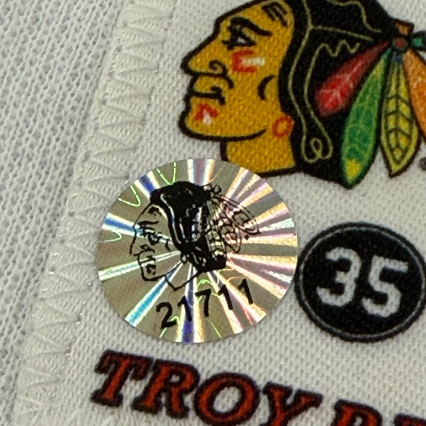 Brett Connolly #20 Home Chicago Blackhawks Team Issued Jersey 2021-2022, Set 2 | 3945-21711