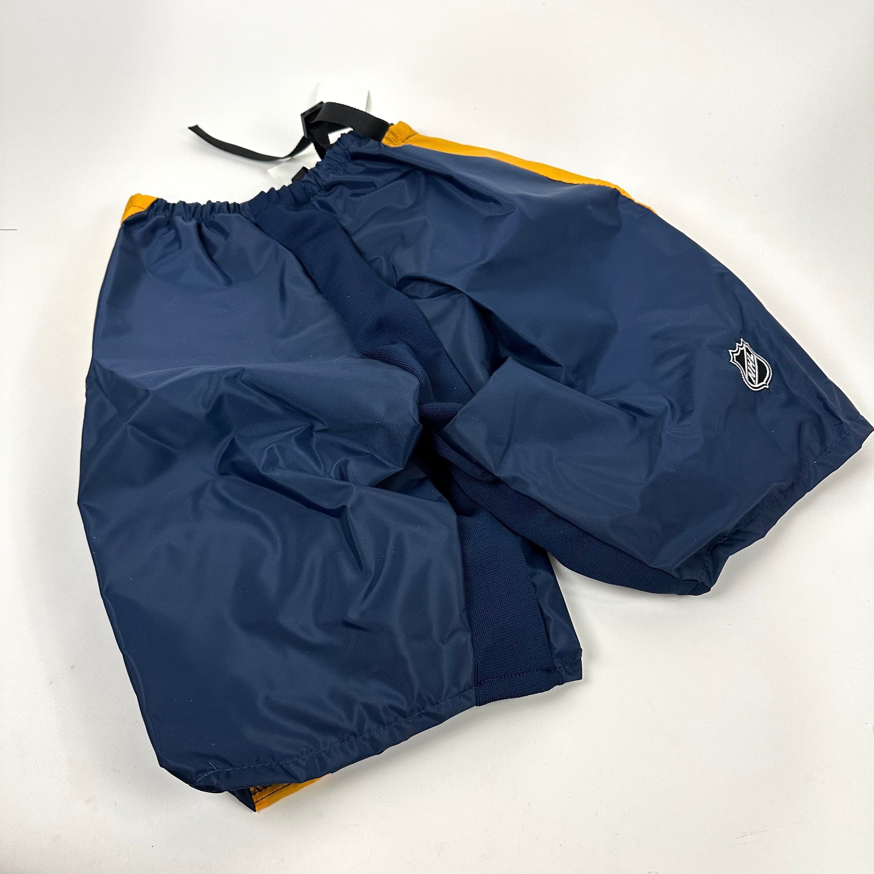 Brand New Navy and Yellow Nashville Predators CCM PP10 Shell - L+1 - Top Flight Hockey