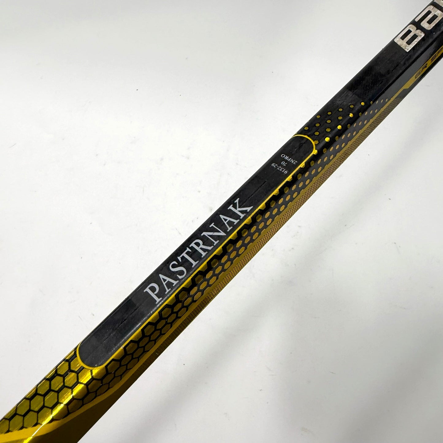 Used Right Yellow Bauer Nexus Geo | 70 Flex Pastrnak Pro Curve Grip | David Pastrnak | AB567