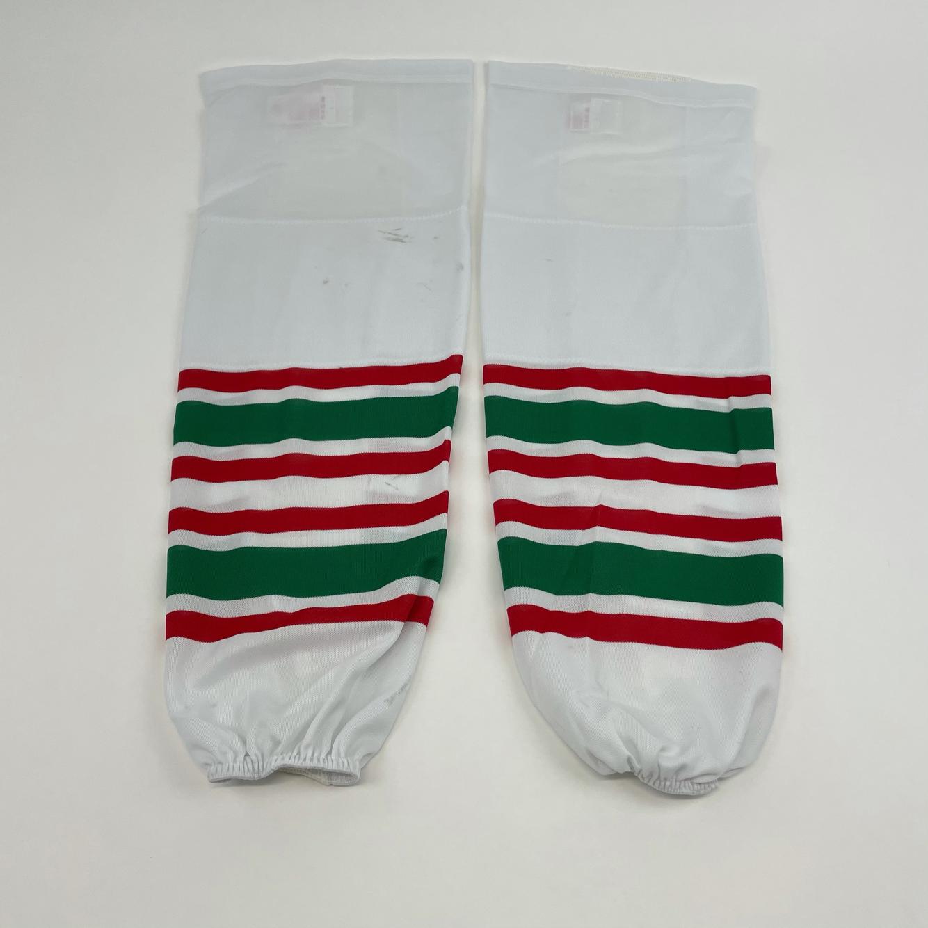 Like New | Ontario Reign AHL "Christmas" Socks | Sp Edge - Top Flight Hockey