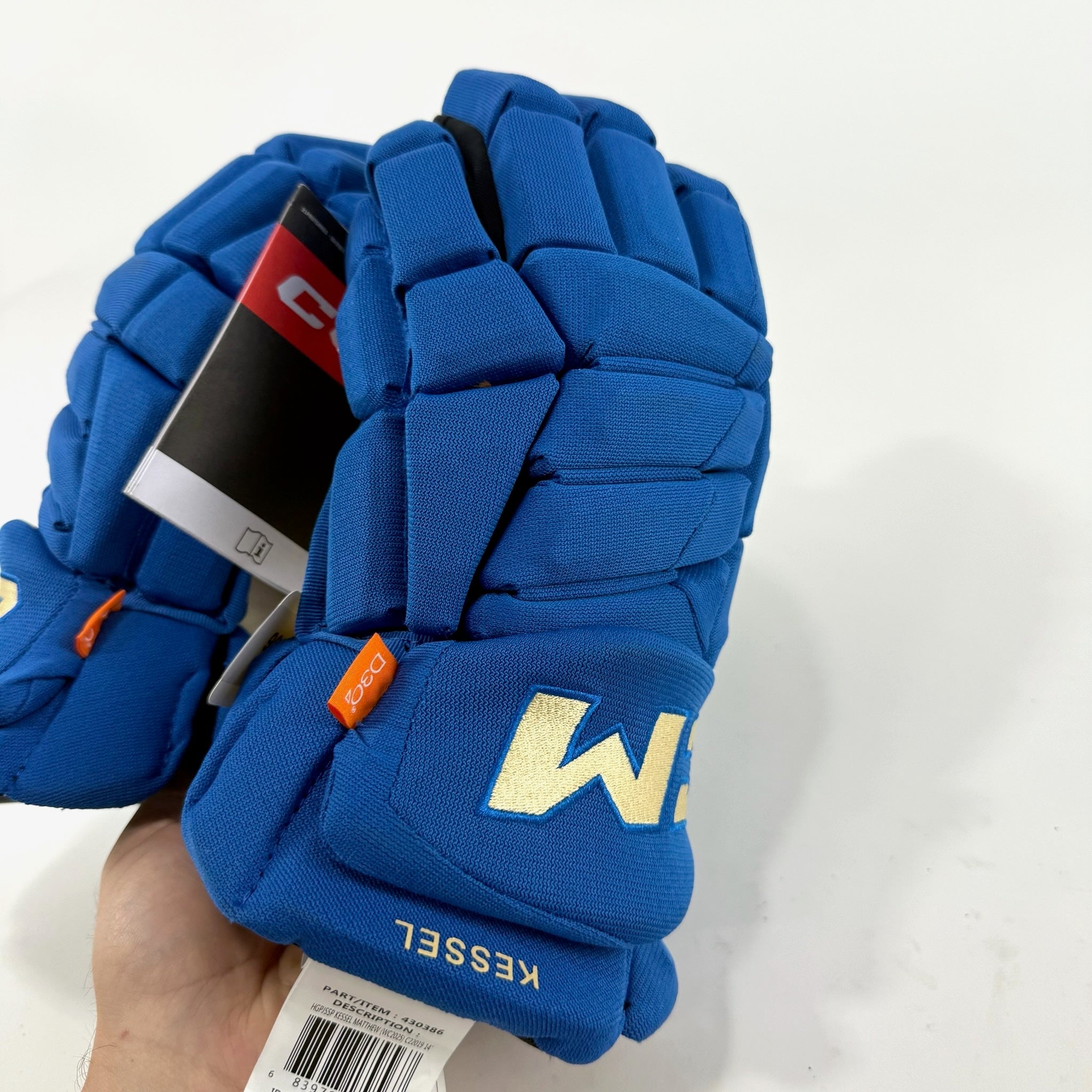 New STL Blues Winter Classic CCM Jetspeed Pro Gloves | 14" | Kessel | D106 - Top Flight Hockey