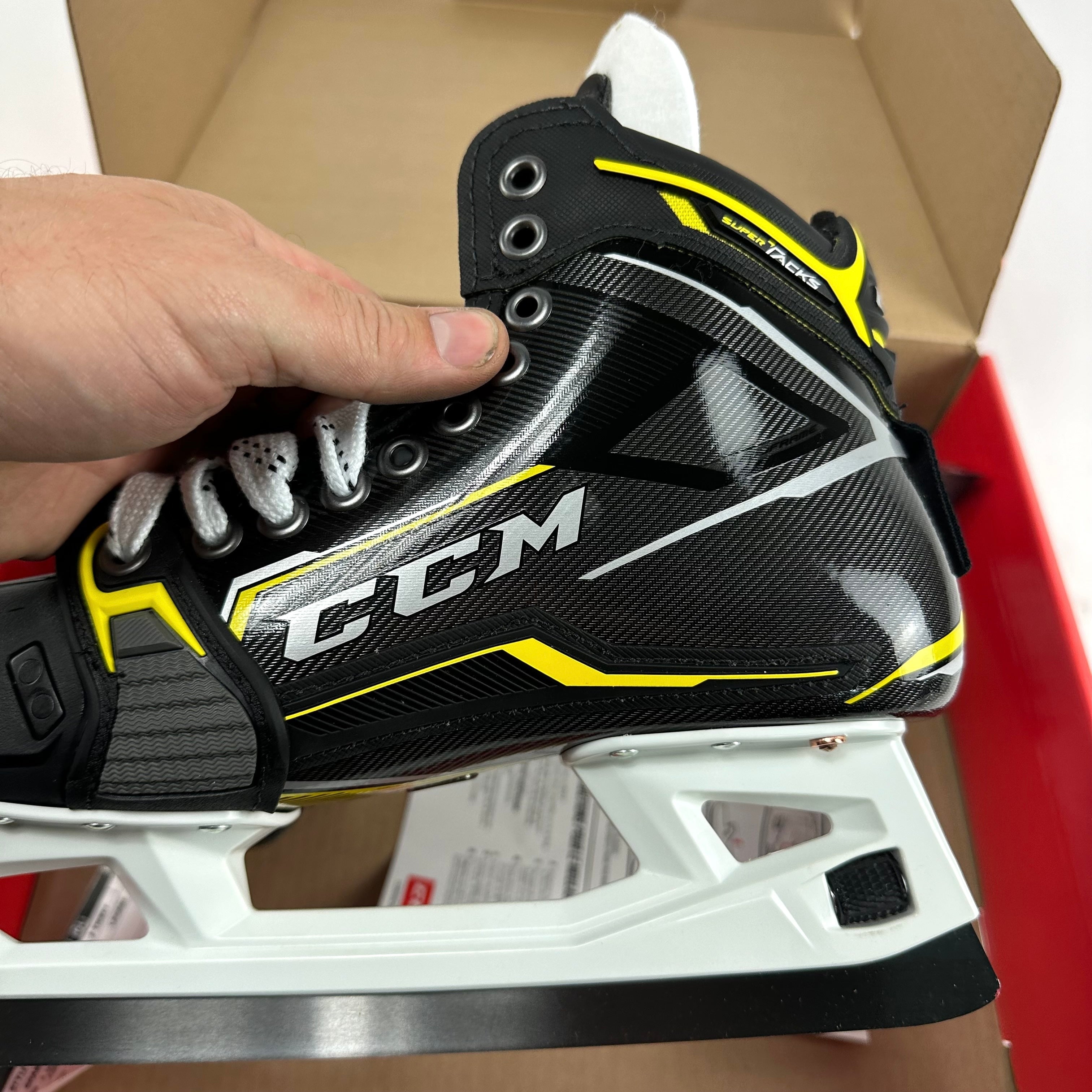 New CCM Super Tacks AS3 Pro Goalie Skates | Size 6.5 D | M276