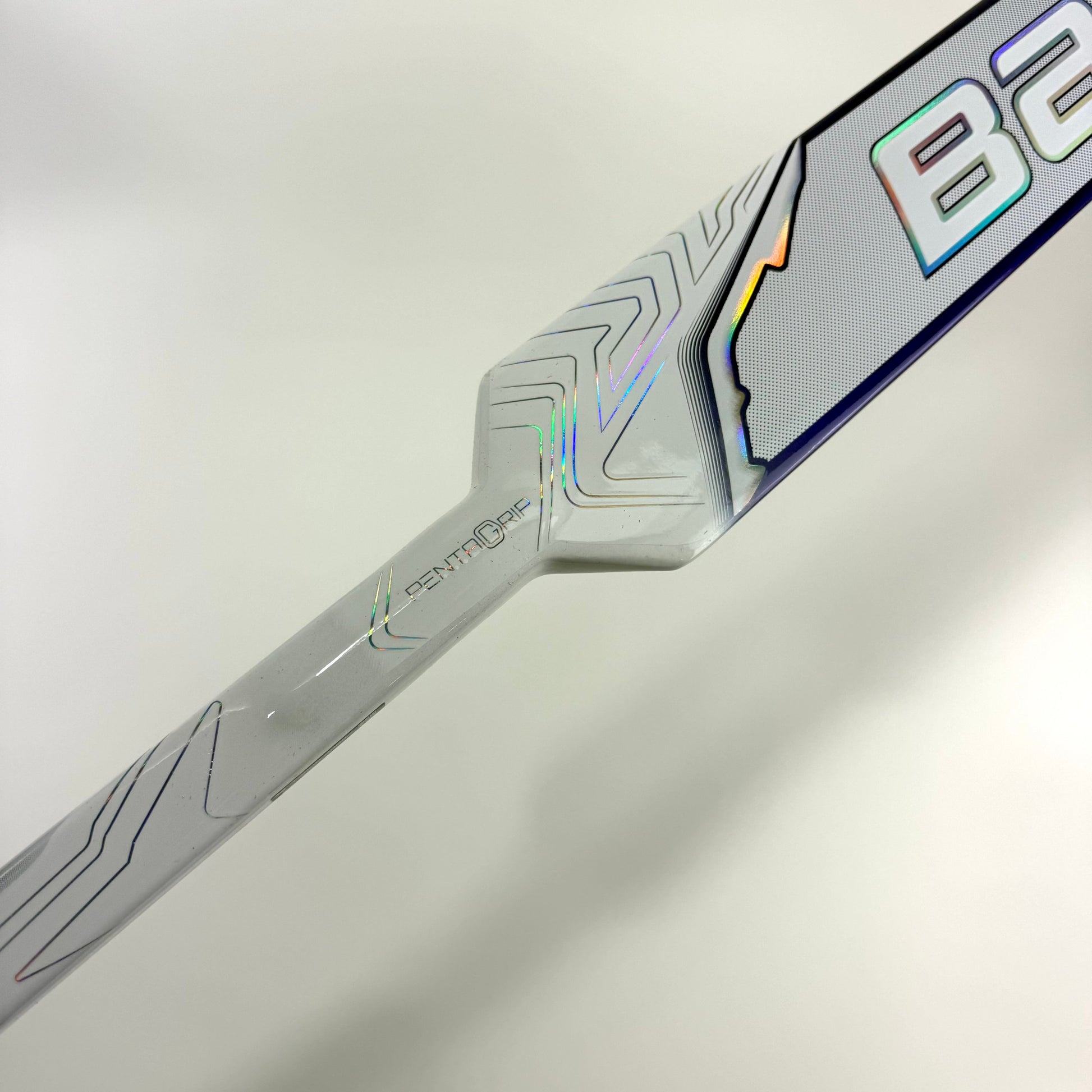 New Regular Purple Bauer Vapor Flylite Goalie Stick | 25.5" Paddle P31C Curve | #A453 - Top Flight Hockey