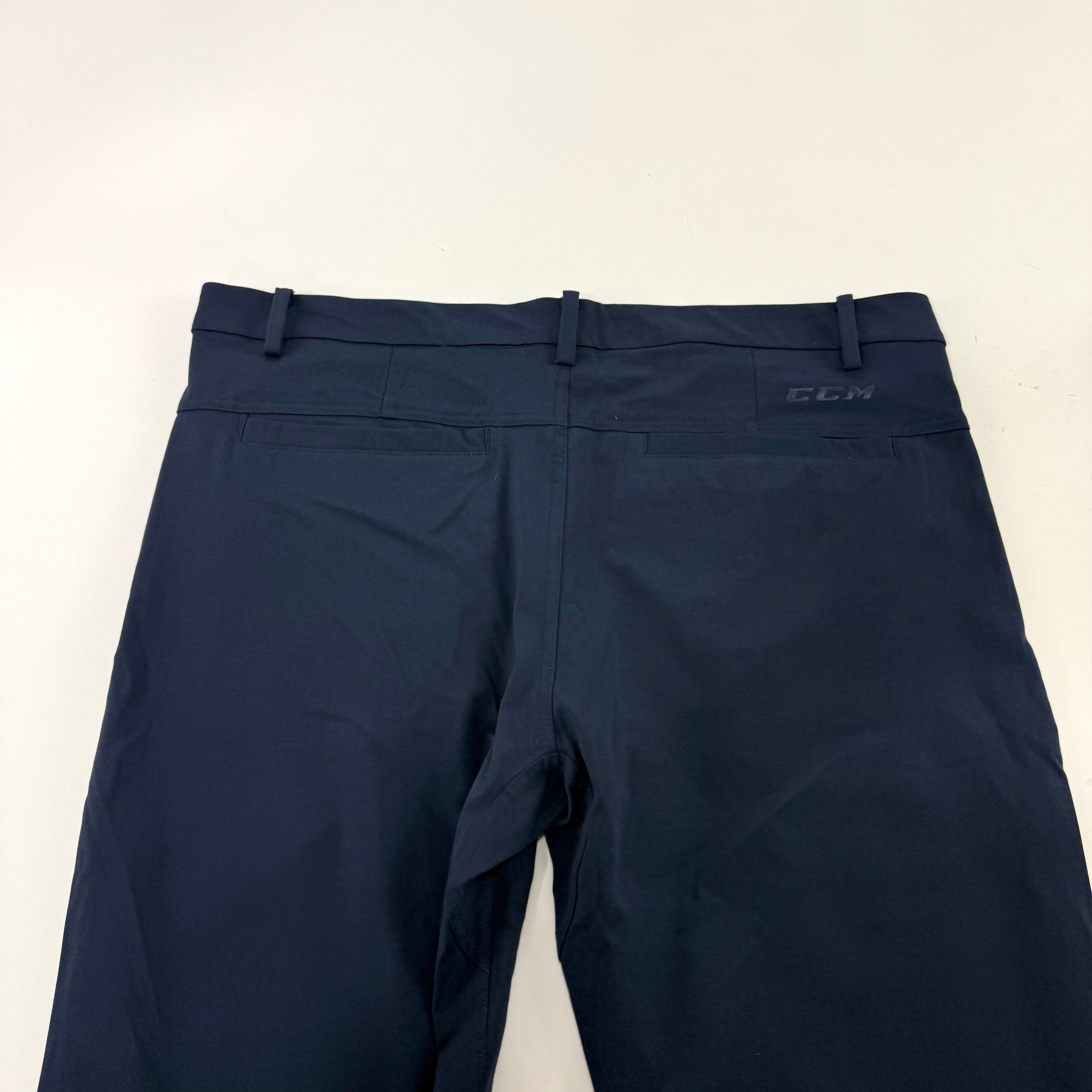 New Navy CCM Mens Travel Pant | 36" | #888600729688 - Top Flight Hockey