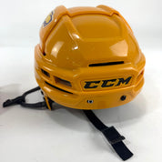 Used Sunflower Yellow CCM Tacks 910 Helmet | Medium | E503