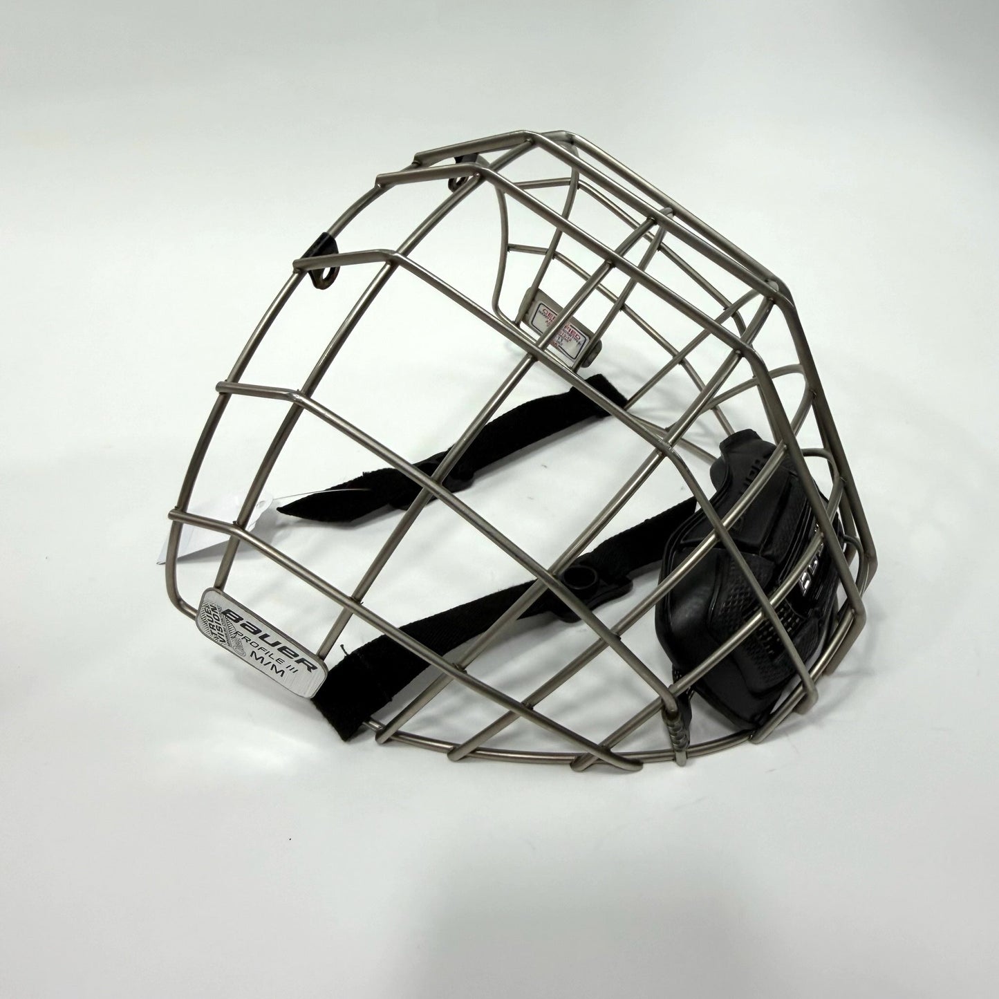 Like New Silver Bauer Profile III Cage | Medium | AB817