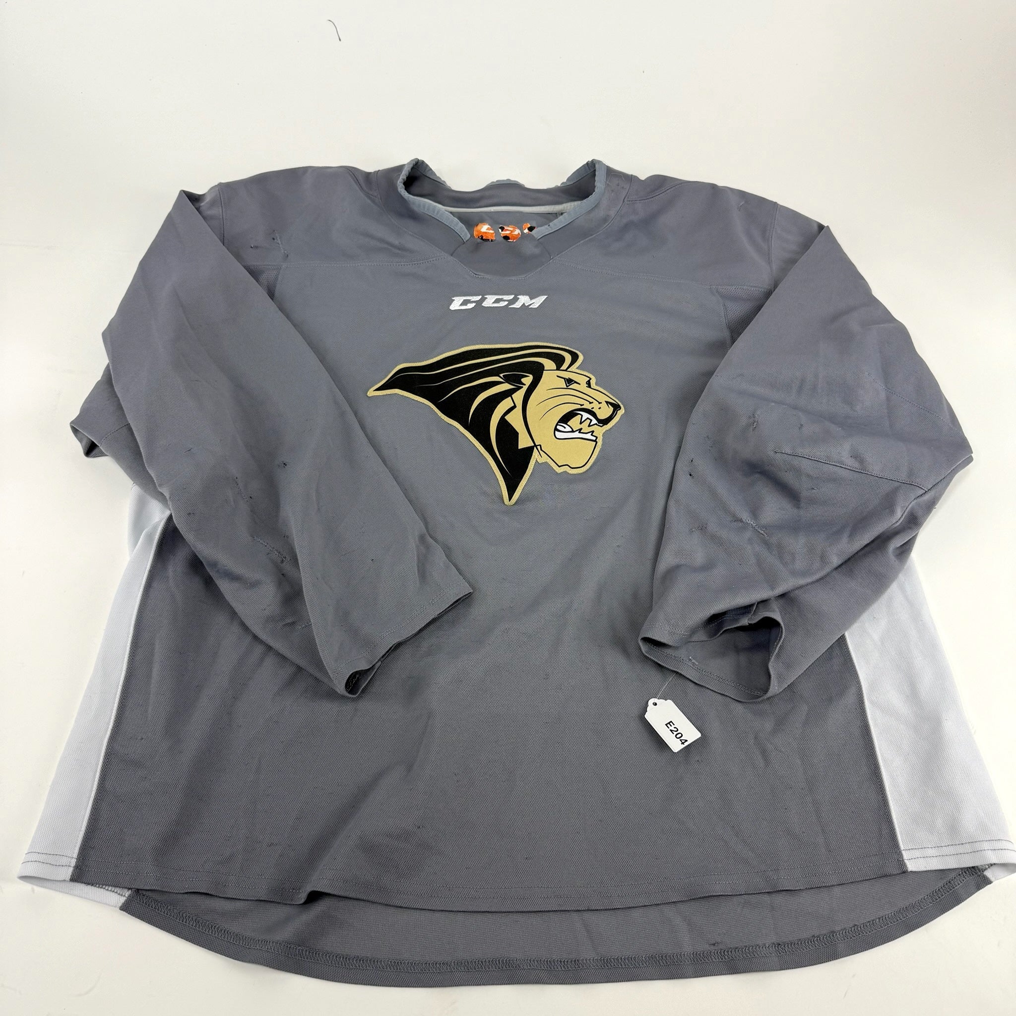 Used Grey Lindenwood CCM Practice Jersey | XL | E204 - Top Flight Hockey