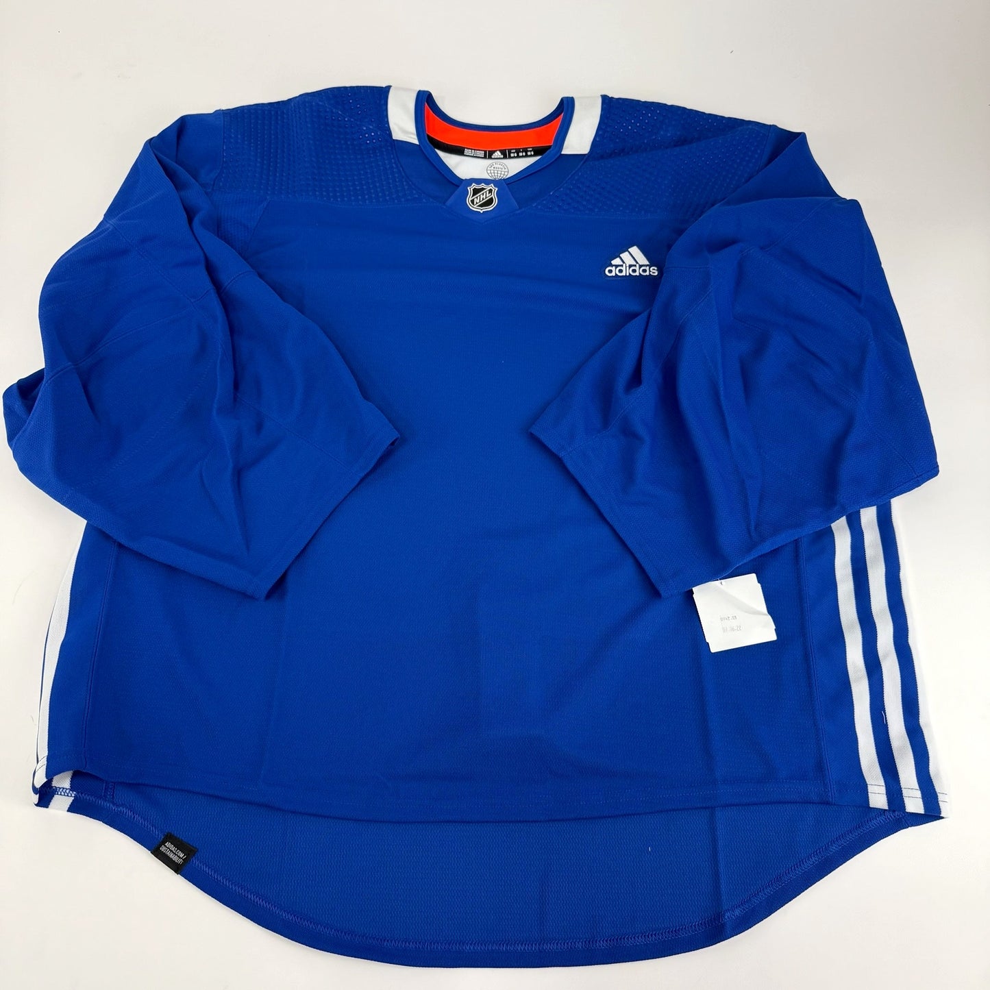 Brand New MIC PrimeGreen Royal Blue Adidas Practice Jersey - Size 58G
