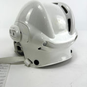 New White CCM Tacks 852 Helmet | Medium | L310 - Top Flight Hockey