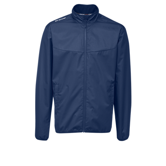 New CCM Navy Lightweight Rink Suit Jacket | Youth L | #191520306205