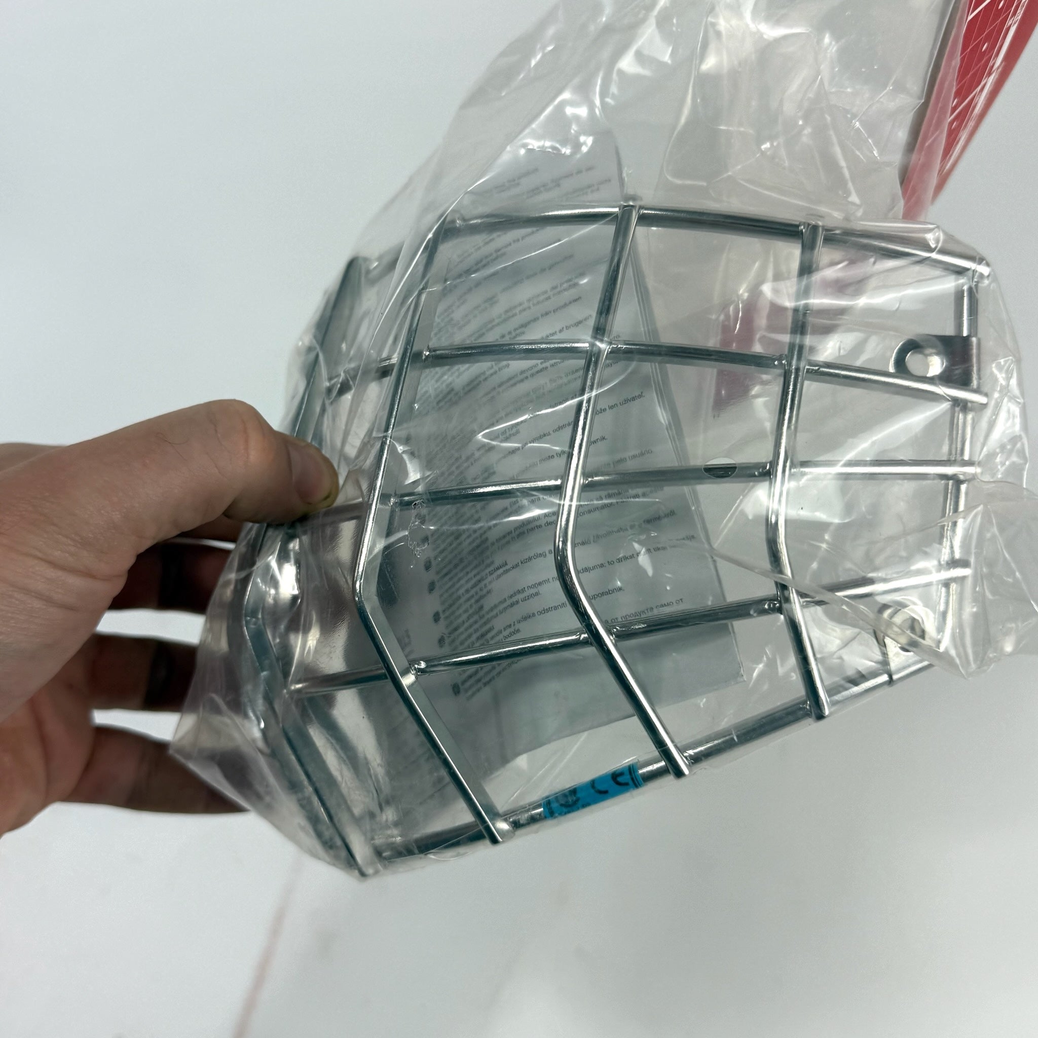 New Chrome CCM Pro Straight Goalie Cage | Sr Small - Top Flight Hockey