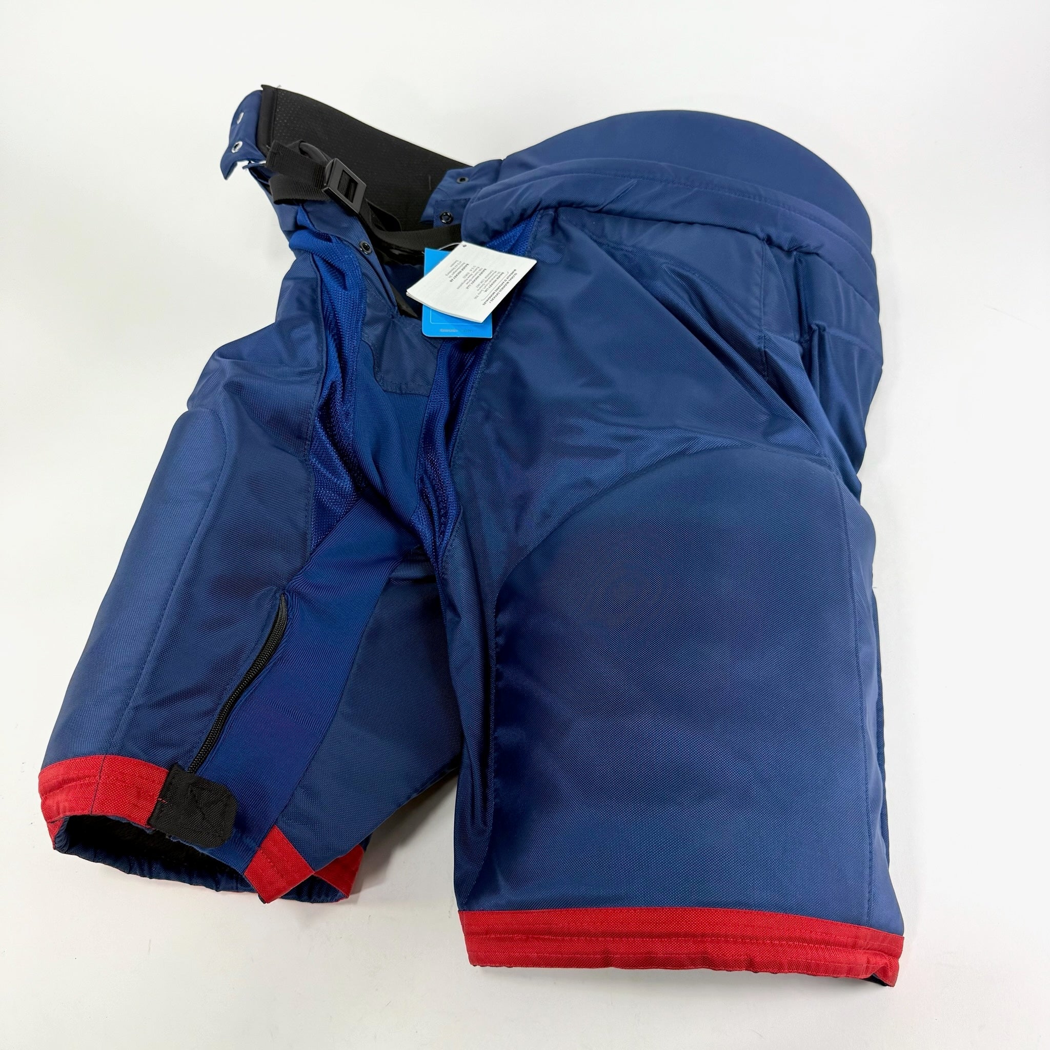 New Navy and Red Bauer Pro Custom Pants | Bortuzzo | L+2” - Top Flight Hockey