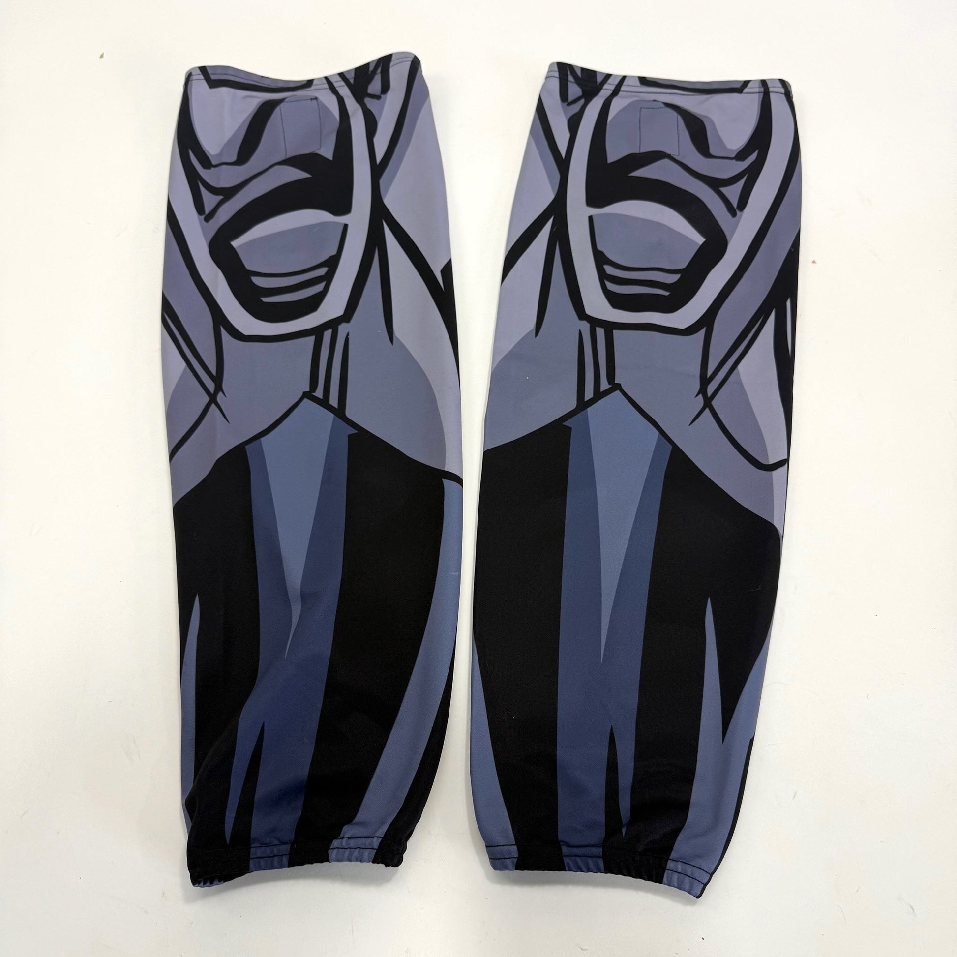 Used Grey/Black ECHL Special Promo Socks | Adult - Top Flight Hockey