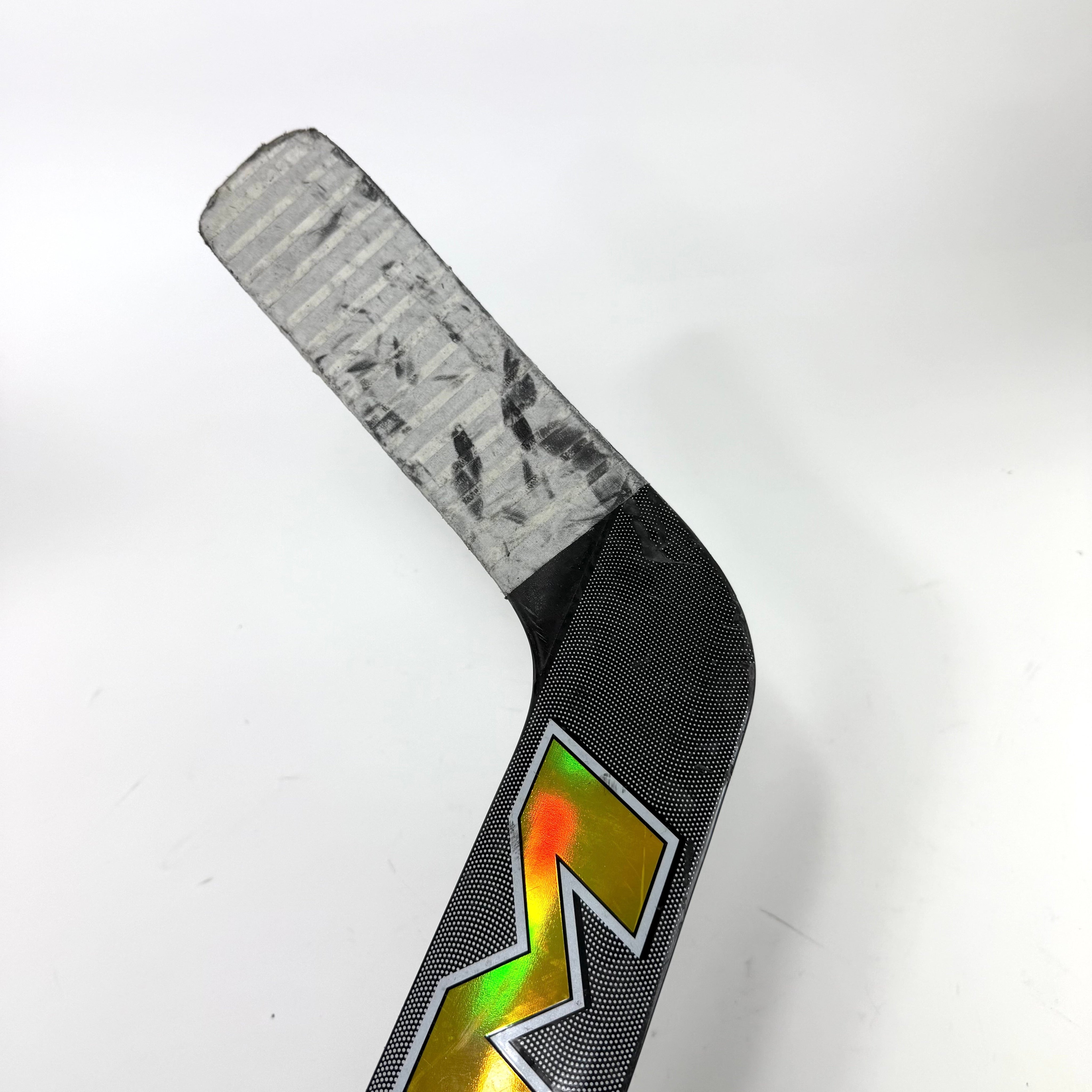 Repaired Regular Gold CCM XF Pro Goalie Stick | 26" Paddle W31 Curve | D27