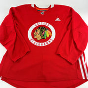 ROMEO #49 - Red Chicago Blackhawks Practice Jersey - Adidas MIC Size 56 - Top Flight Hockey