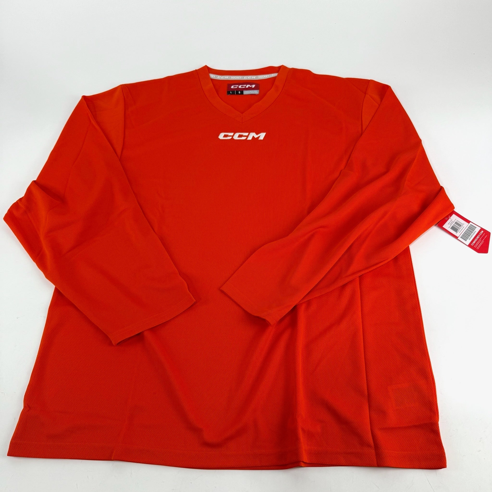 New Orange CCM Practice Jersey | Sr Large - Top Flight Hockey