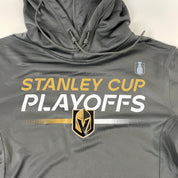 Brand New Grey Fanatics Pro Team Issued Stanley Cup Playoffs Hoodie | Golden Knights | Senior Medium