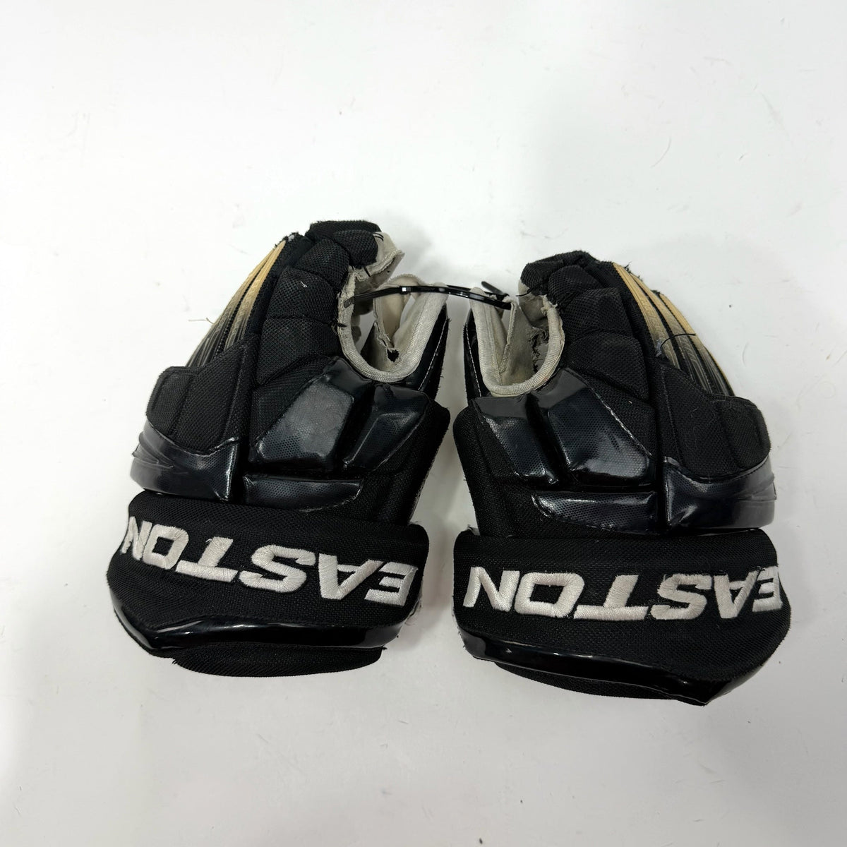 Used Black Easton Mako Gloves | 12" | AB498 - Top Flight Hockey