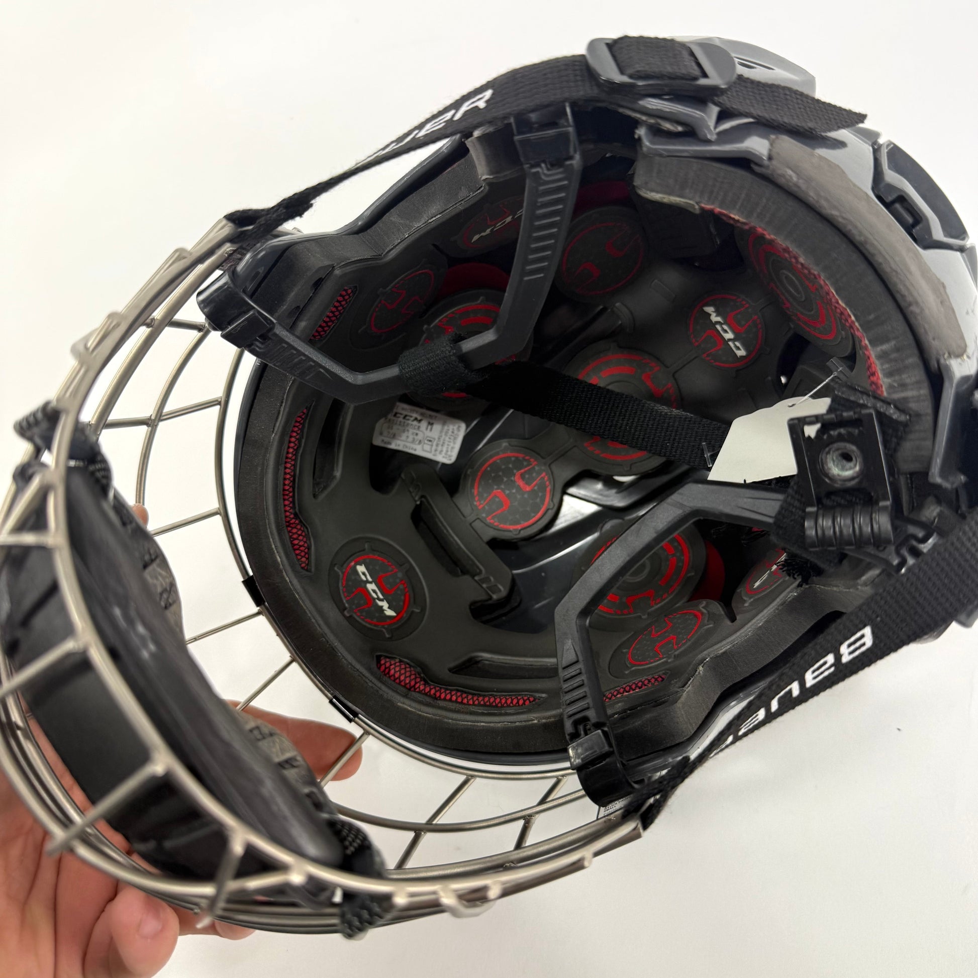 Used Vegas Grey CCM Resistance Helmet | Medium | U269 - Top Flight Hockey