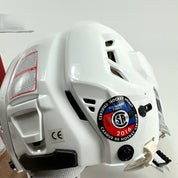 Brand New Small CCM Resistance 110 White Helmet - Top Flight Hockey