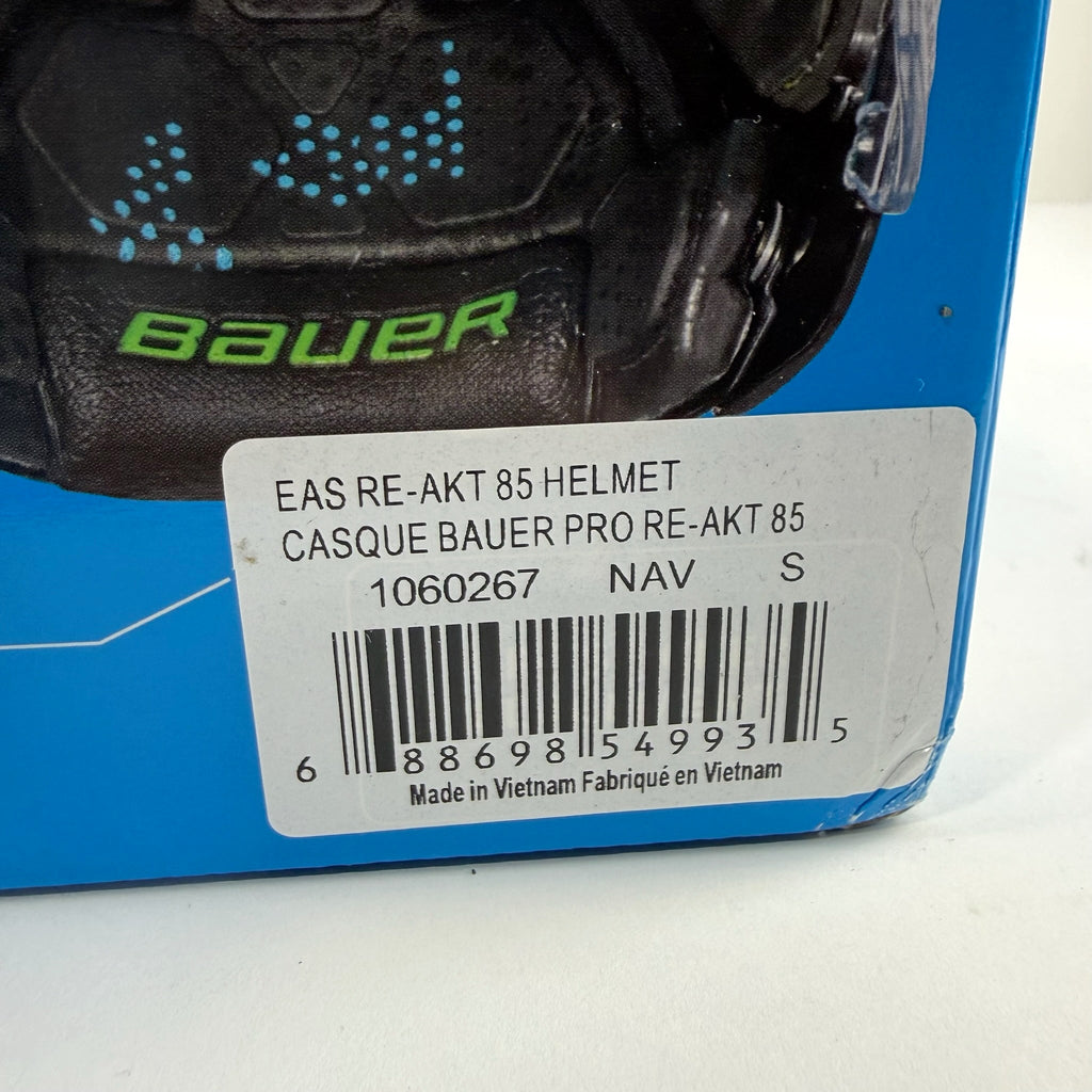 New Navy Bauer Re-Akt 85 Helmet | Senior Small | St. Louis Blues - Top Flight Hockey