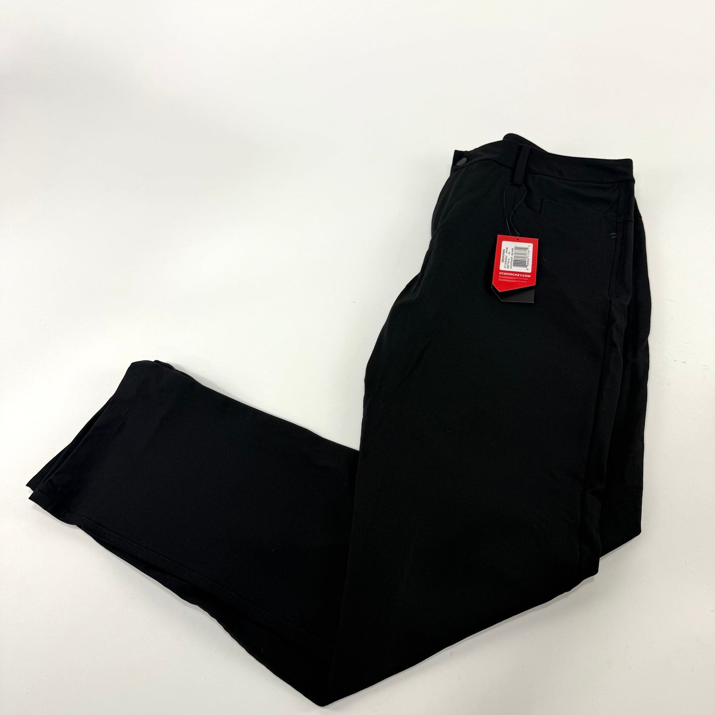New Black CCM Mens Travel Pant | 38" | #888600717814
