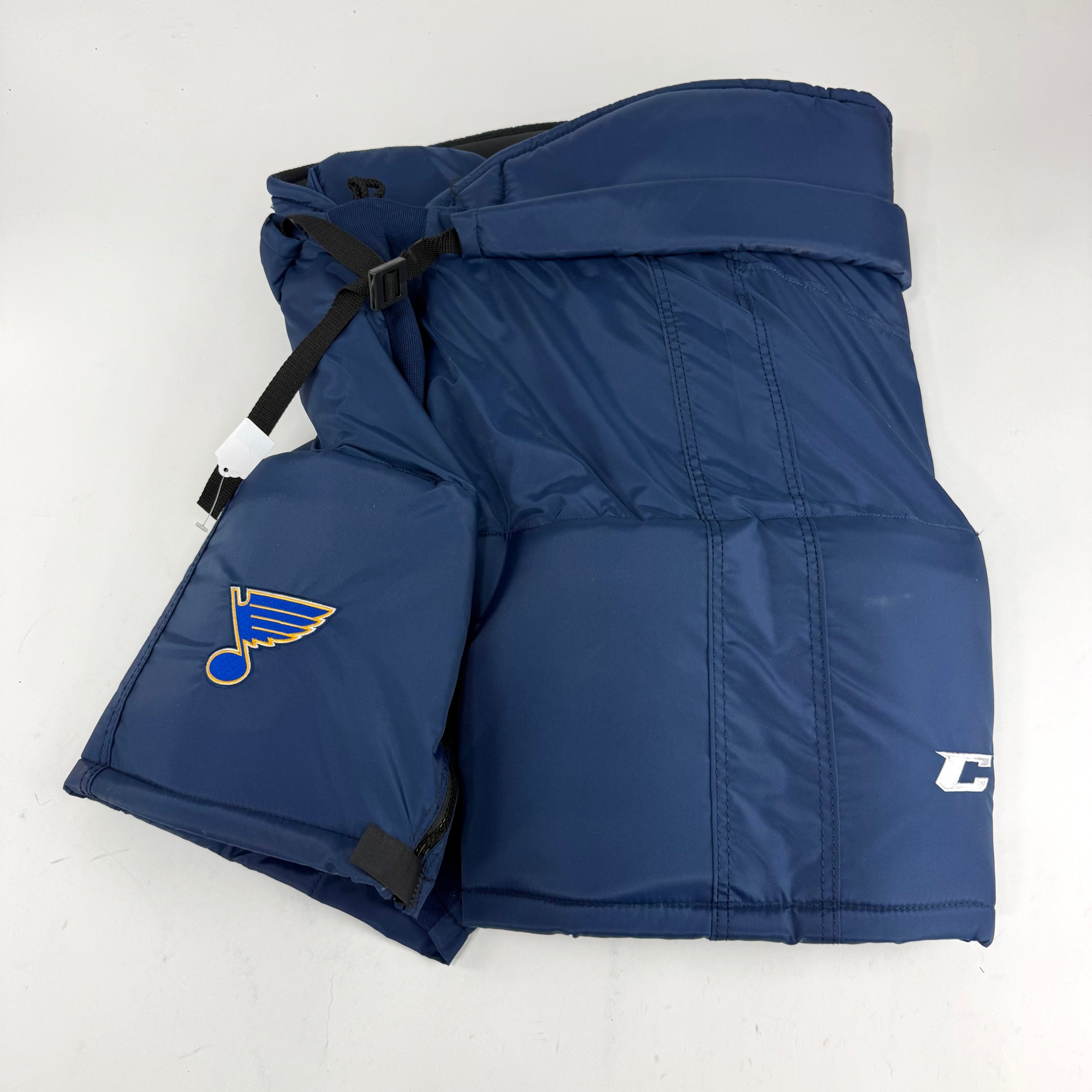 New STL Blues Navy CCM HP70 Pants - Large - #J439 - Top Flight Hockey