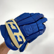 New Stl Blues Heritage CCM HGCL Gloves | 14" | Dunn | D131 - Top Flight Hockey