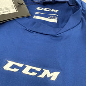New Navy CCM Mens Baselayer Long Sleeve Top with Gel | Senior M | #191520510244 - Top Flight Hockey