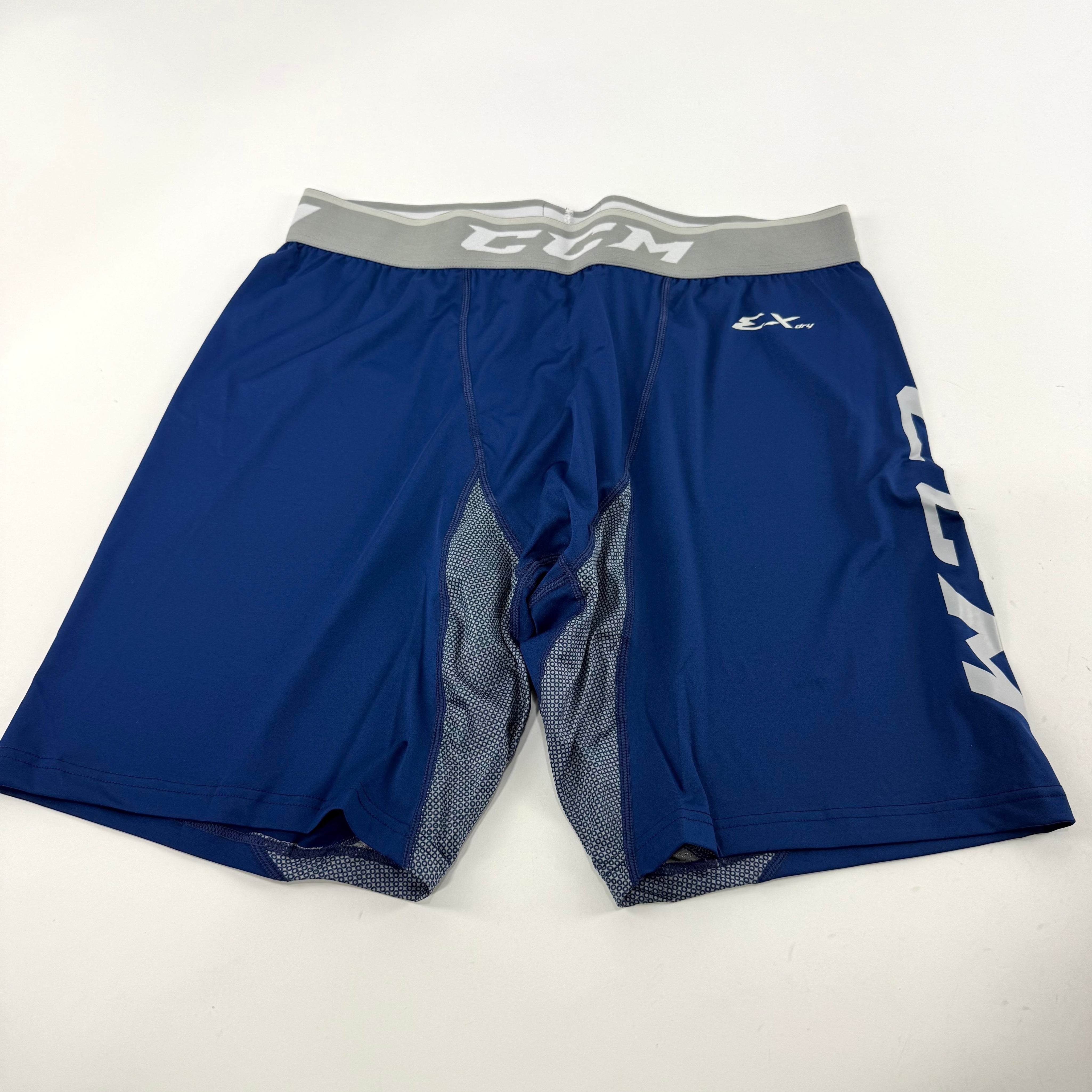 New Navy CCM Loose Fit Pro Shorts | Senior XL | #191520519698 - Top Flight Hockey