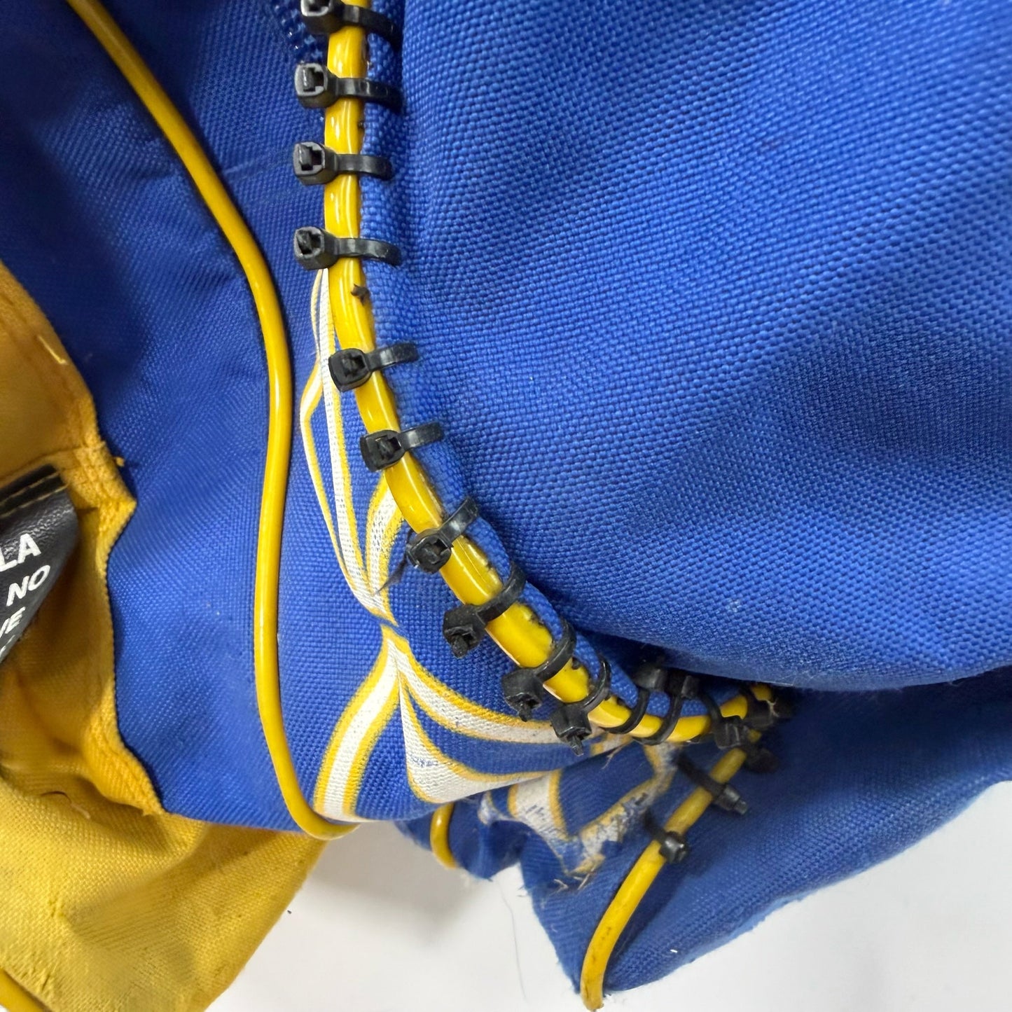 Used Blue and Yellow Tackla Player Bag | AB544