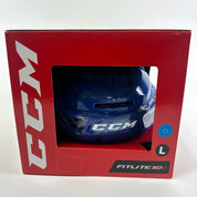 Brand New Large Royal Blue CCM Fitlite 3DS Helmet