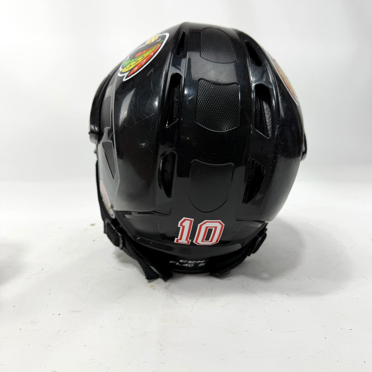 Used Black CCM FL40 Helmet Cage Combo | Senior Small | AB506