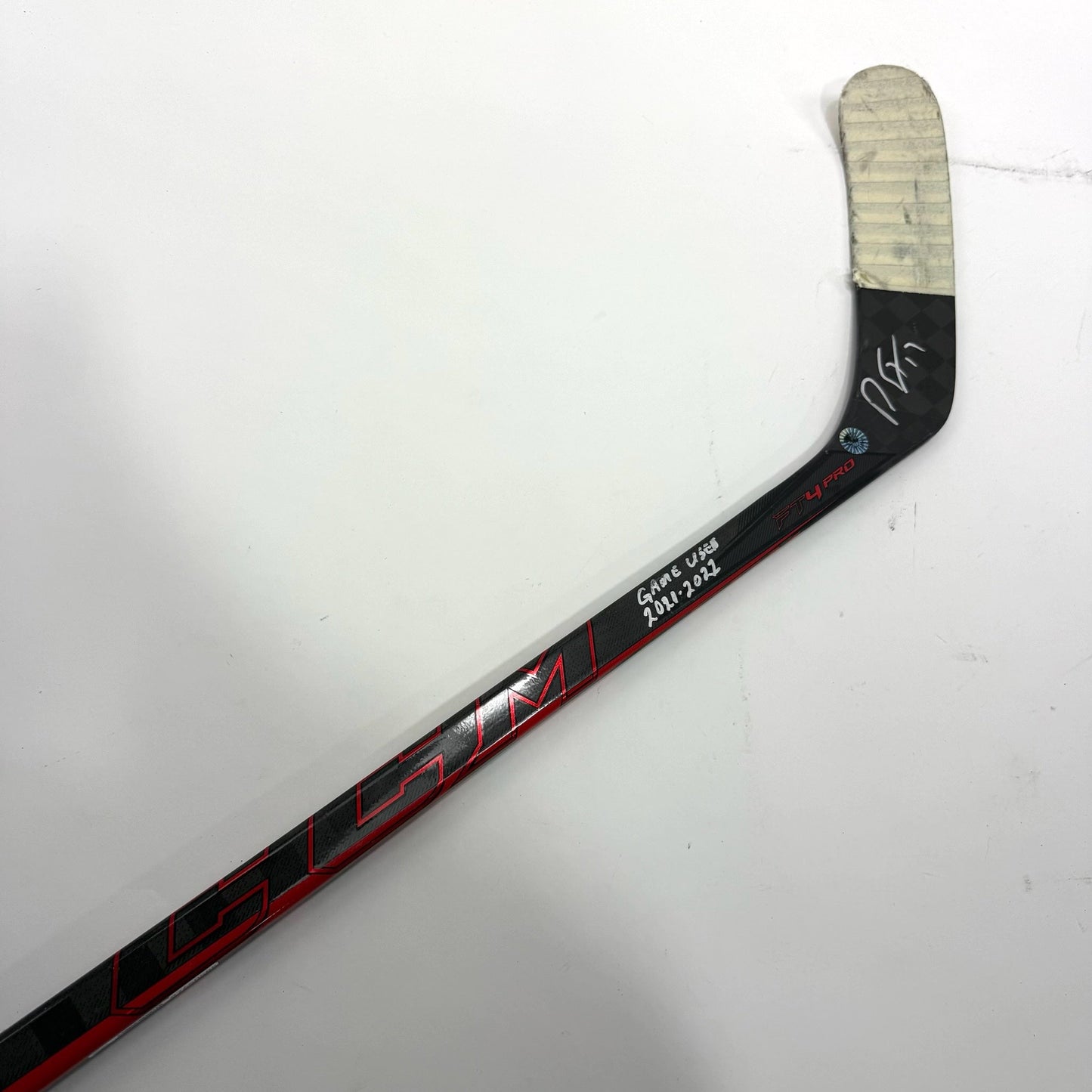Game Used and Autographed Left CCM Jetspeed FT4 Pro | 85 Flex P92M Curve Grip | Dylan Strome | BH206 - Top Flight Hockey